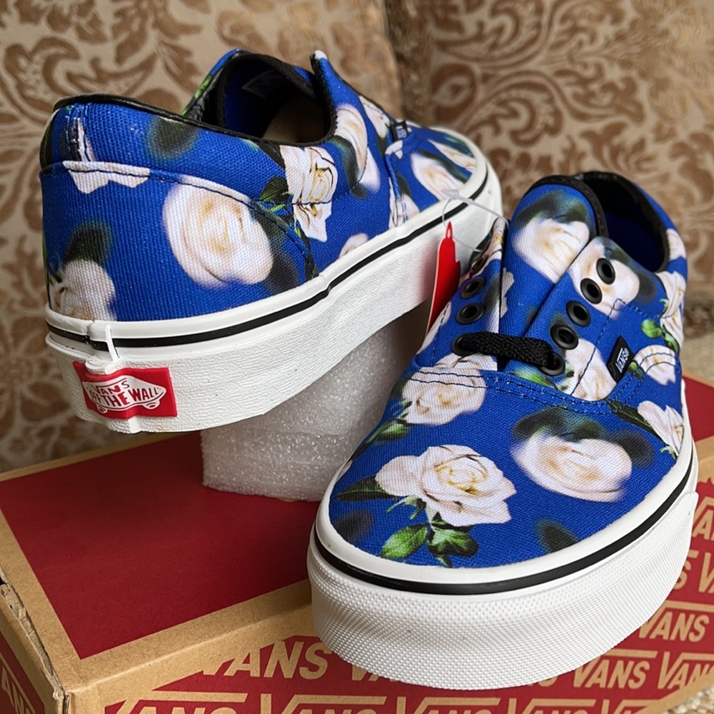Vans Era Romantic Floral Lapis Blue Men’s - Picture 10 of 16